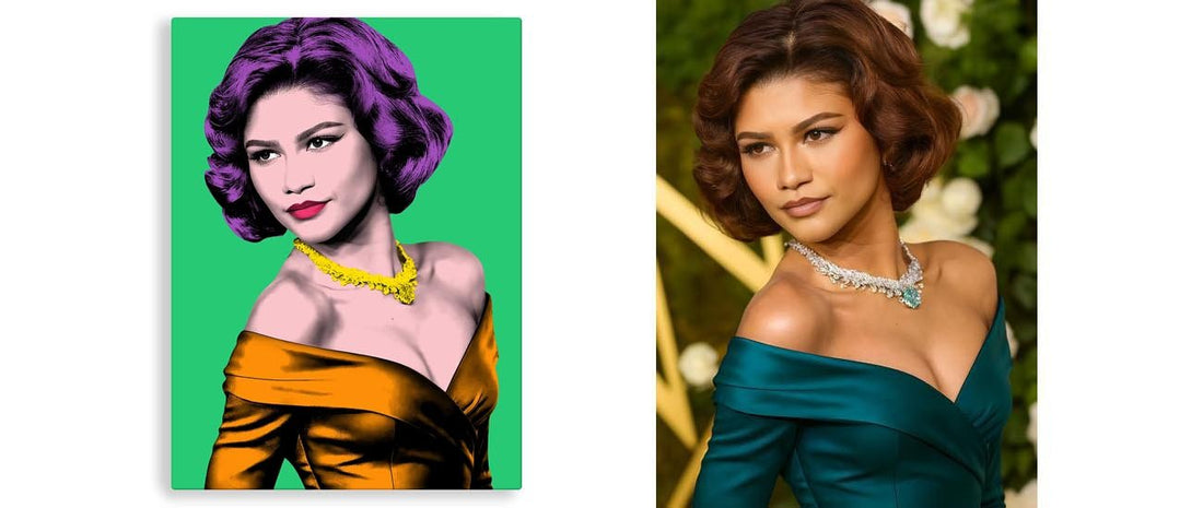 Zendaya réinventée en Pop Art - Studio Pop Art