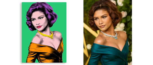 Zendaya réinventée en Pop Art - Studio Pop Art