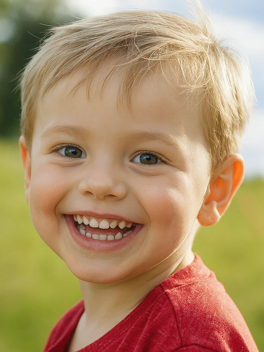 Enfant en Photo Mosaïque Personnalisée - Studio Pop Art