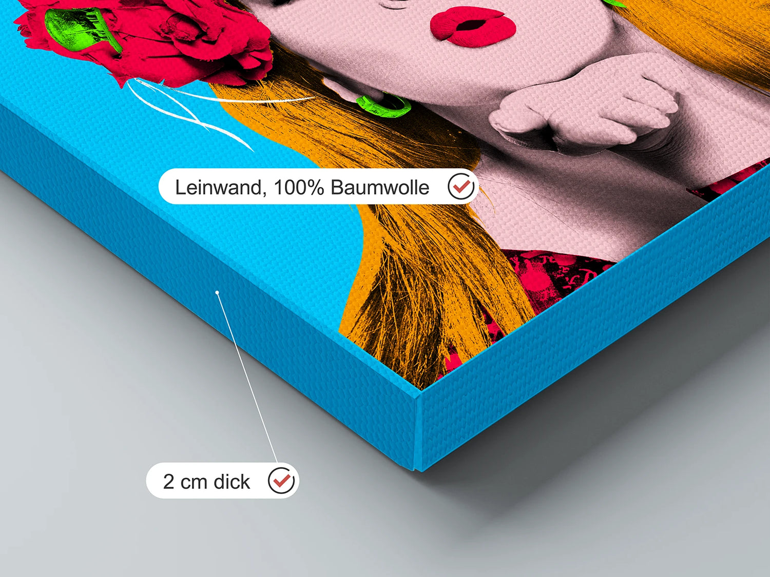 Leinwand Pop Art