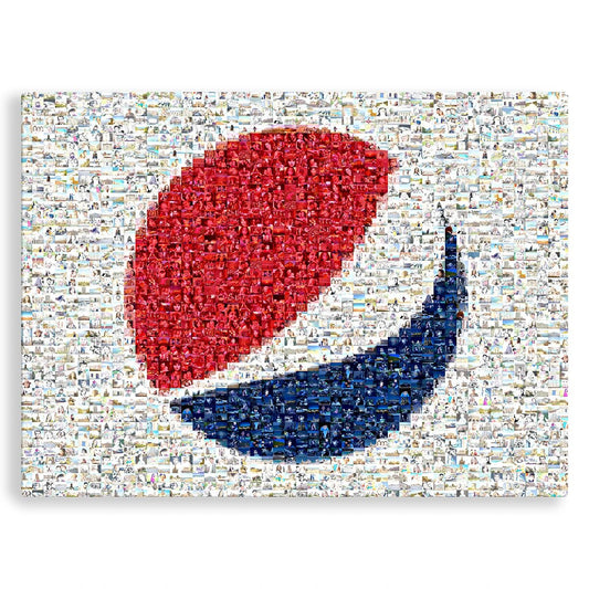 Logo d’entreprise en photo mosaïque - Studio Pop Art
