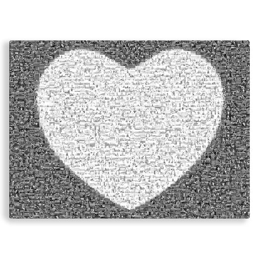 Photo mosaïque (avec un coeur) - Studio Pop Art
