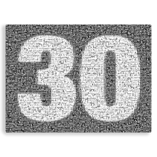 Photo mosaïque (avec un nombre) - Studio Pop Art