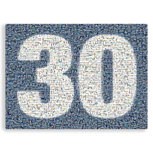 Photo mosaïque (avec un nombre) - Studio Pop Art