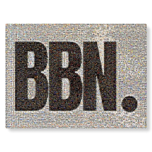 Photo mosaïque représentant votre logo - Studio Pop Art