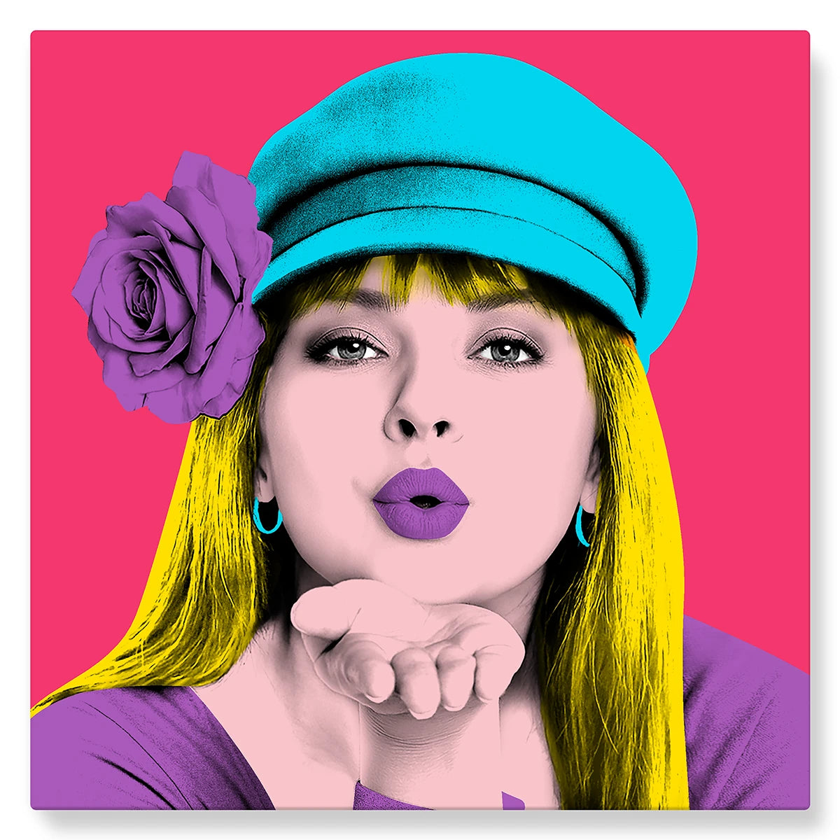 Warhol (rétro rose) - Studio Pop Art