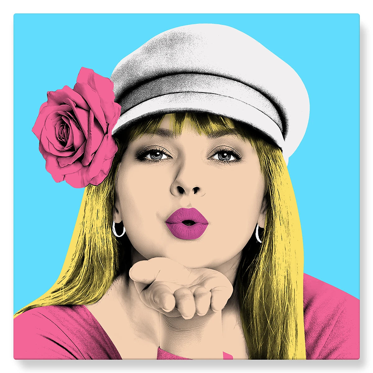 Warhol (trendy bleu) - Studio Pop Art