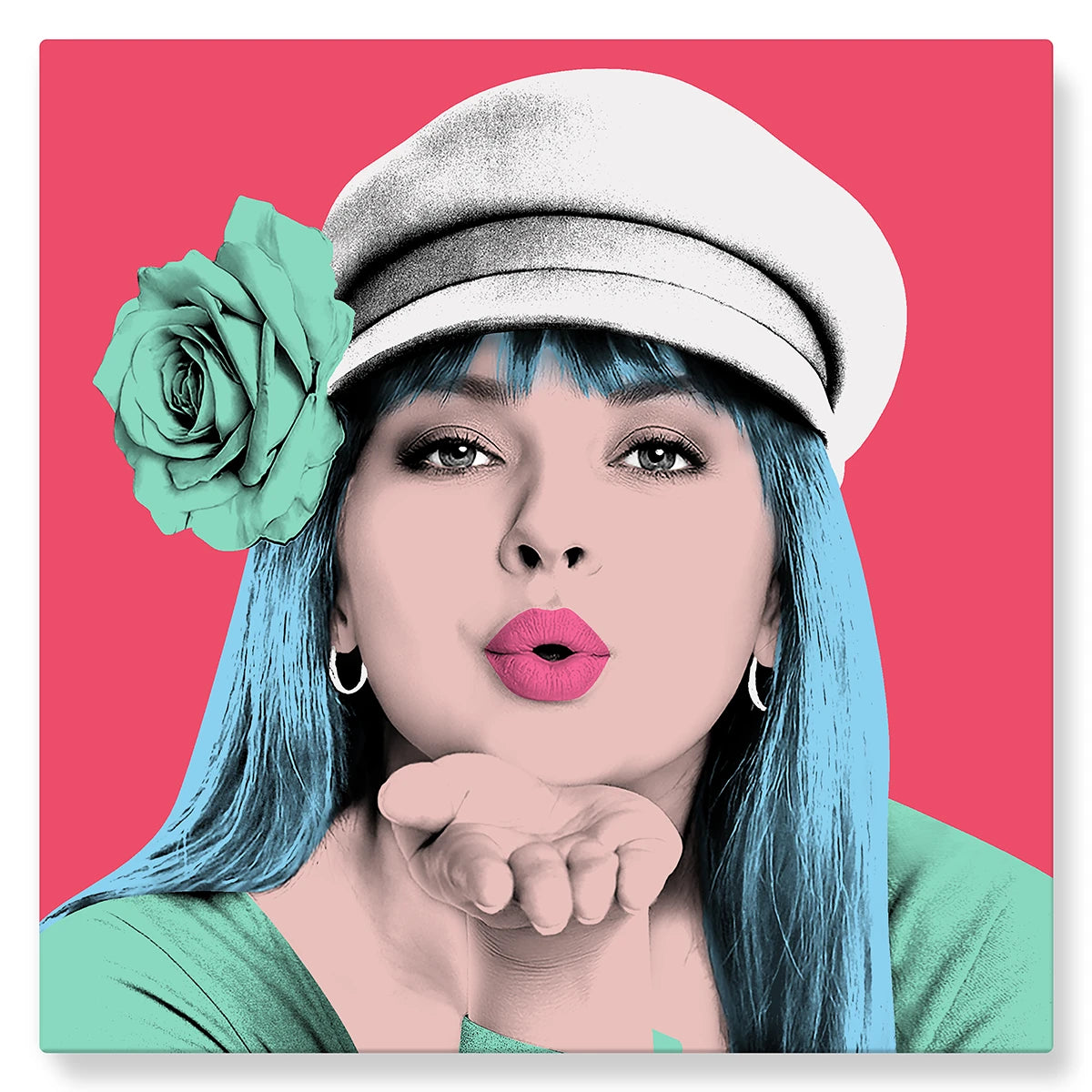 Warhol (trendy rose) - Studio Pop Art