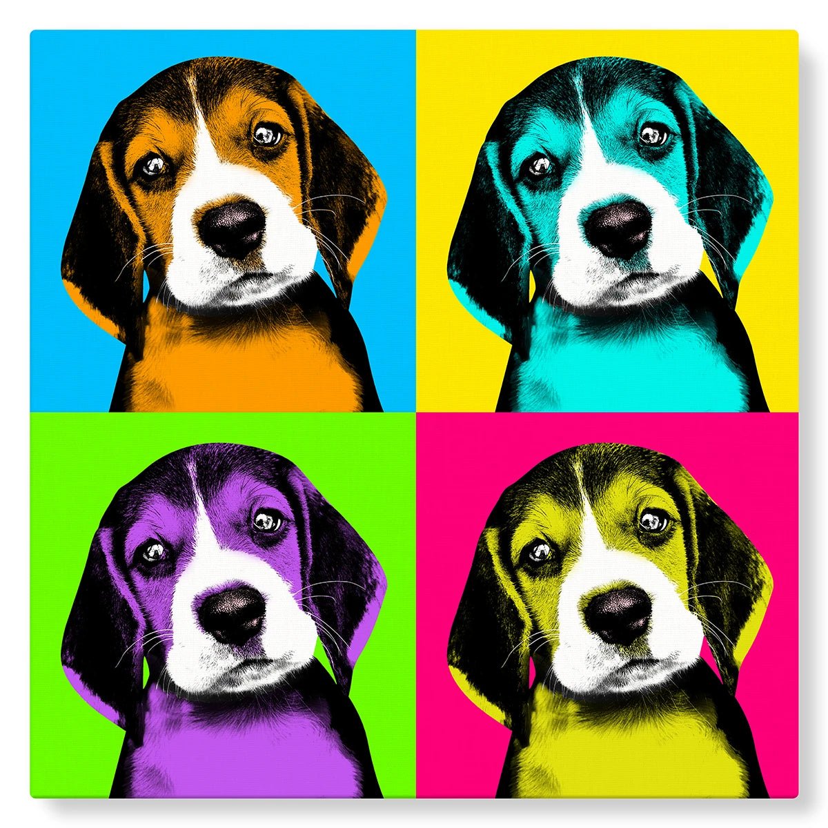 Votre chien ou chat sur un tableau Pop Art flashy - Studio Pop Art