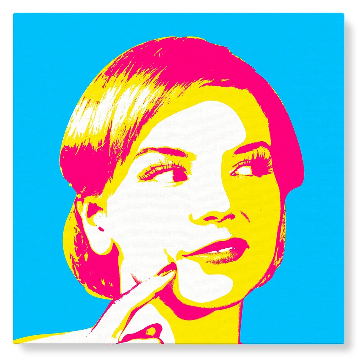 Tableau Pop Art style Élégance bleu - Studio Pop Art