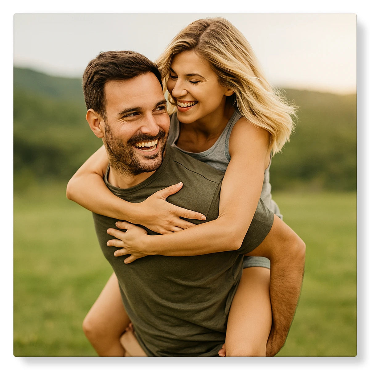 Impression photo sur une véritable toile - Studio Pop Art