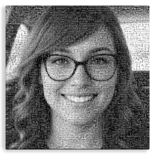 Tableau mosaïque photo noir et blanc - Studio Pop Art