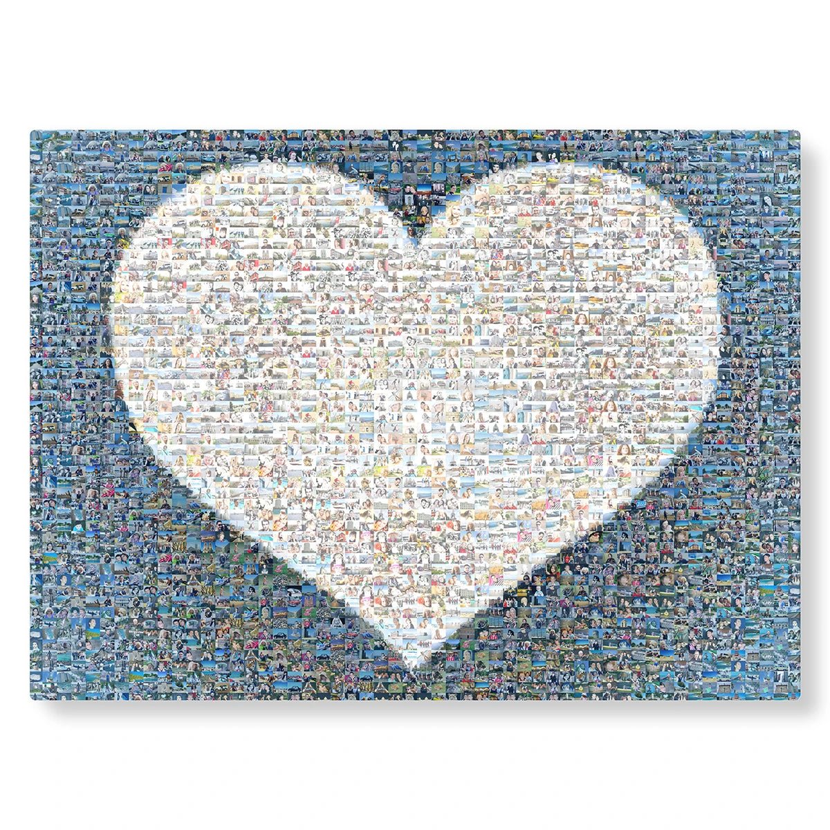 Photo mosaïque représentant un coeur - Studio Pop Art