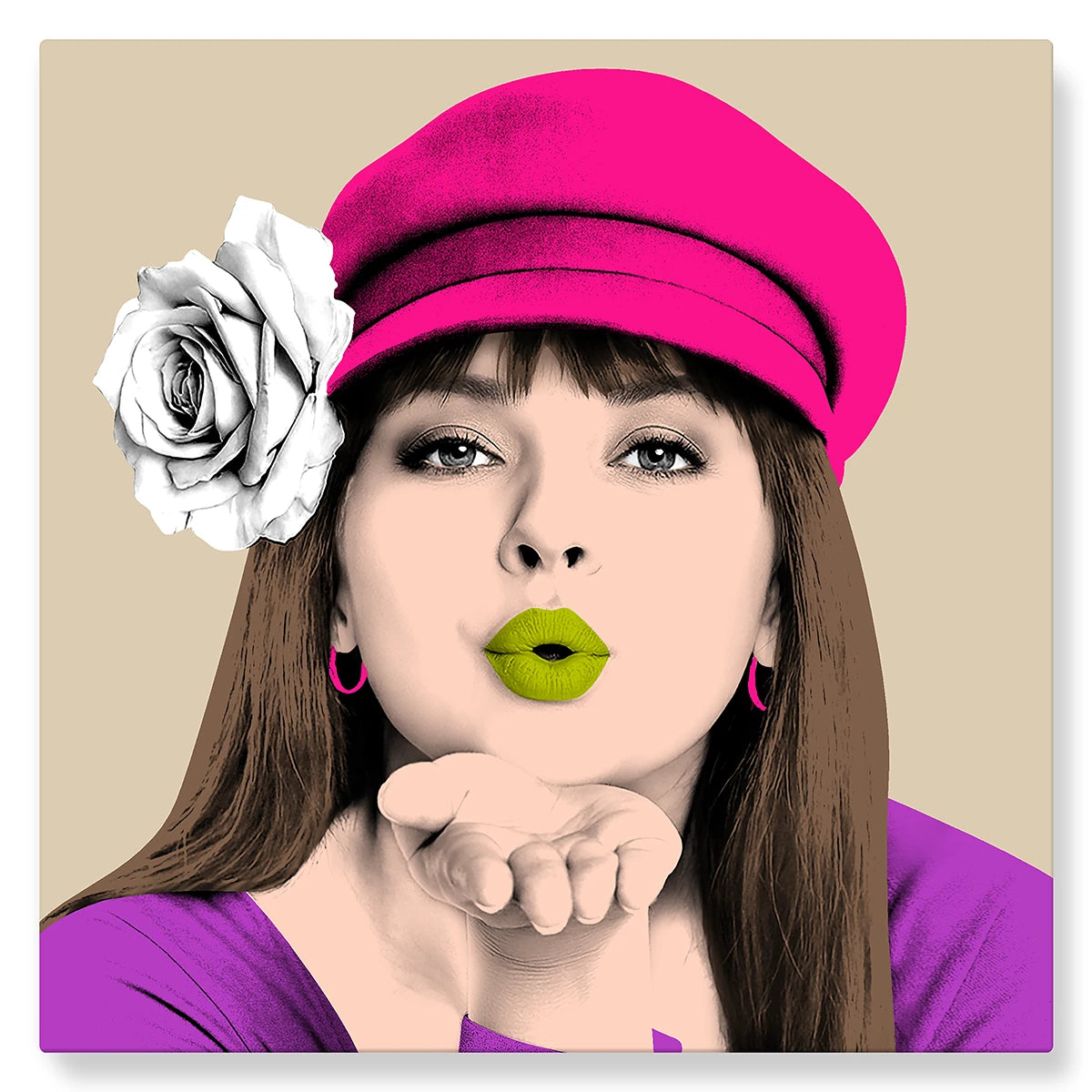 Warhol (chocoflashy rose) - Studio Pop Art