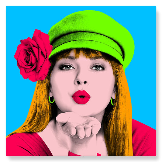 Warhol (flashy bleu) - Studio Pop Art