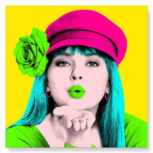 Warhol (jaune flashy) - Studio Pop Art