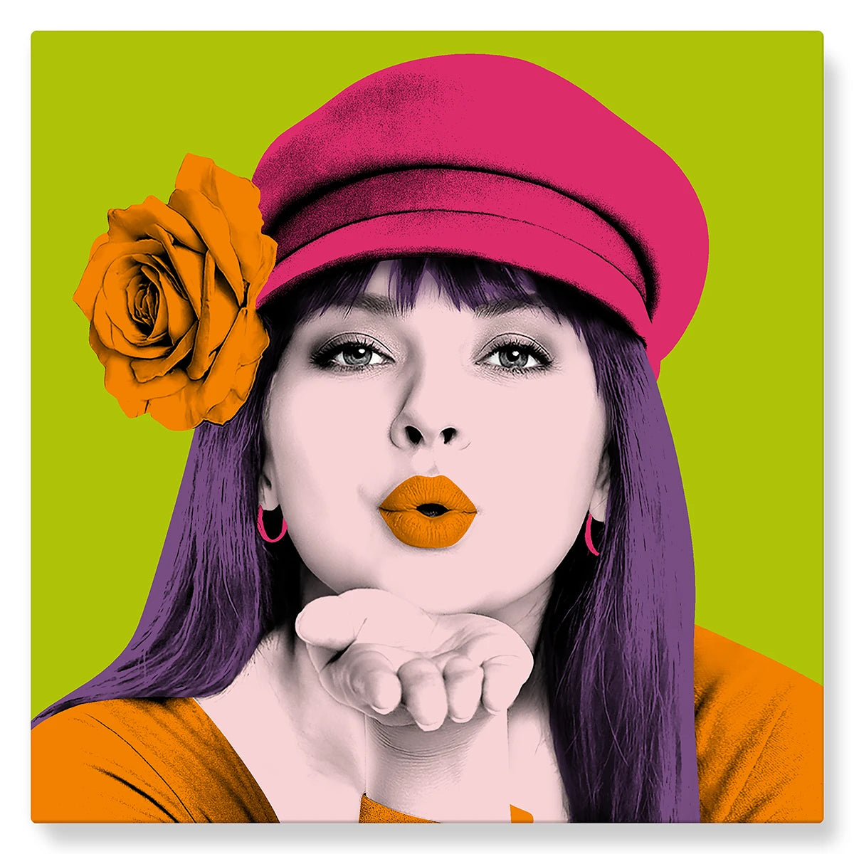 Warhol (vert vintage) - Studio Pop Art