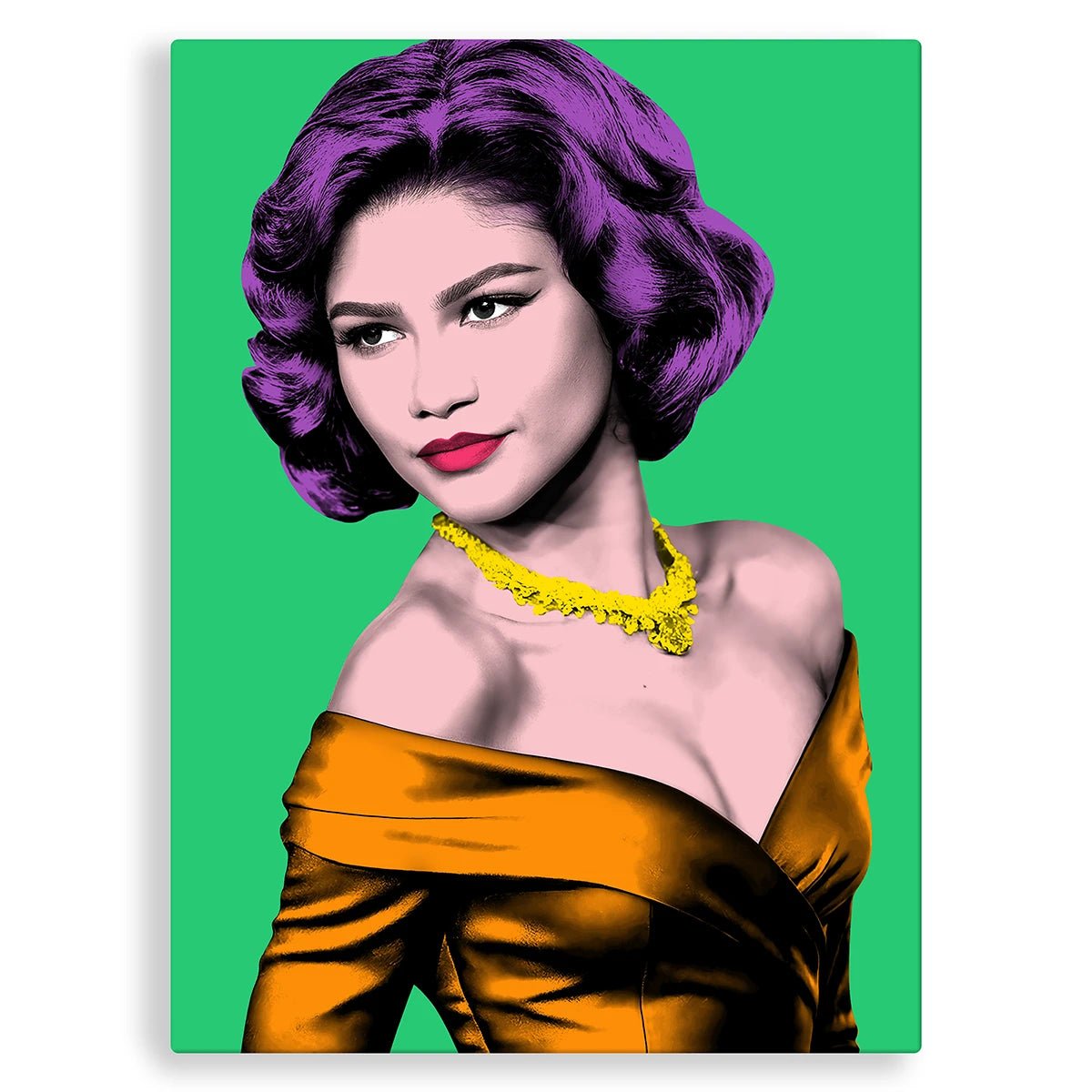 Exemple avec l'actrice Zendaya - Studio Pop Art