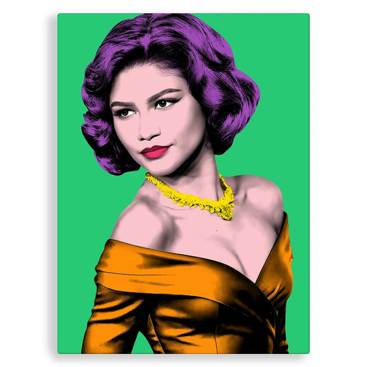 Exemple avec l'actrice Zendaya - Studio Pop Art