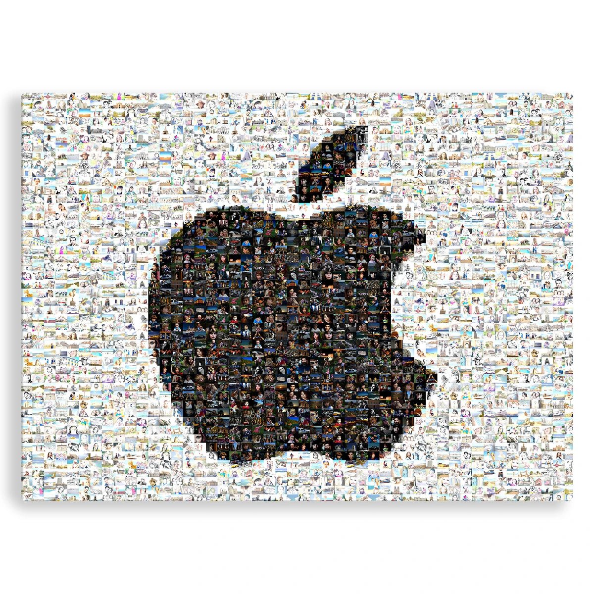 Logo d’entreprise en photo mosaïque - Studio Pop Art