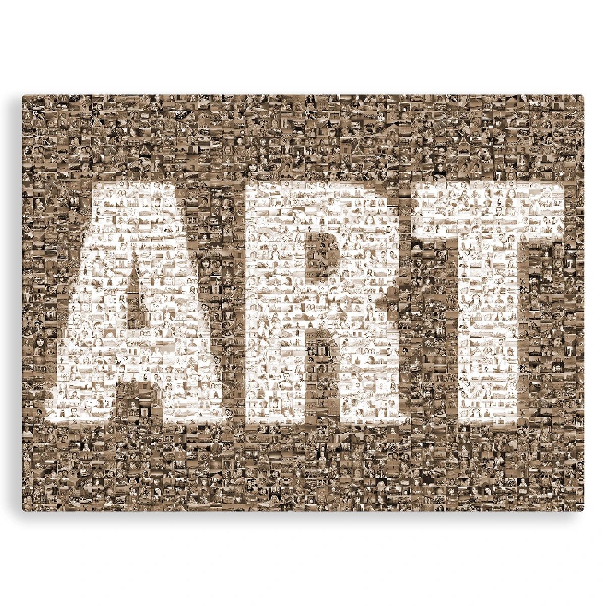 Photo mosaïque (3 lettres) - Studio Pop Art