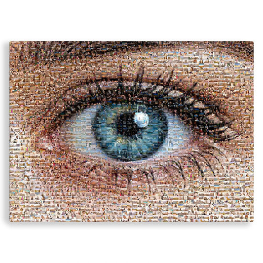 Photo mosaïque – Votre Œil en Gros Plan - Studio Pop Art