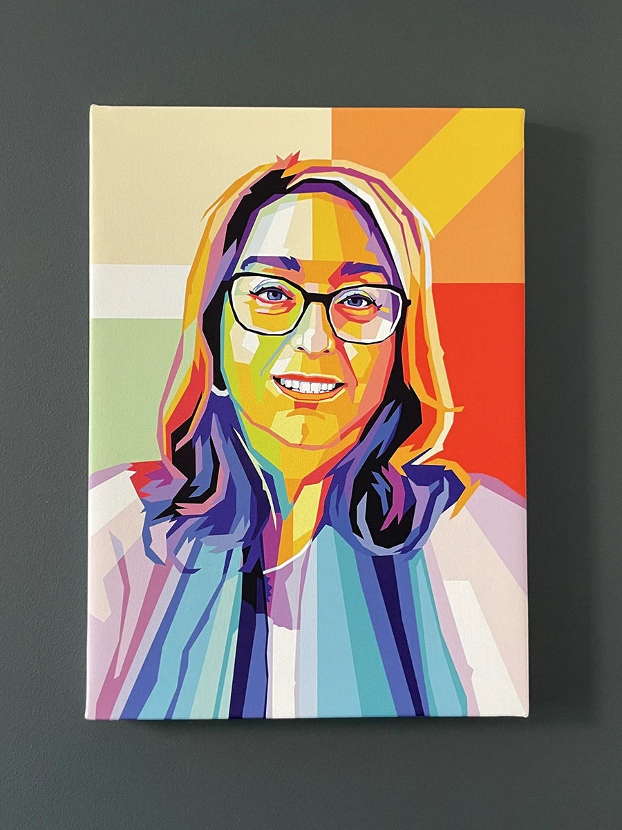 Illustration personnalisée style WPAP - Studio Pop Art