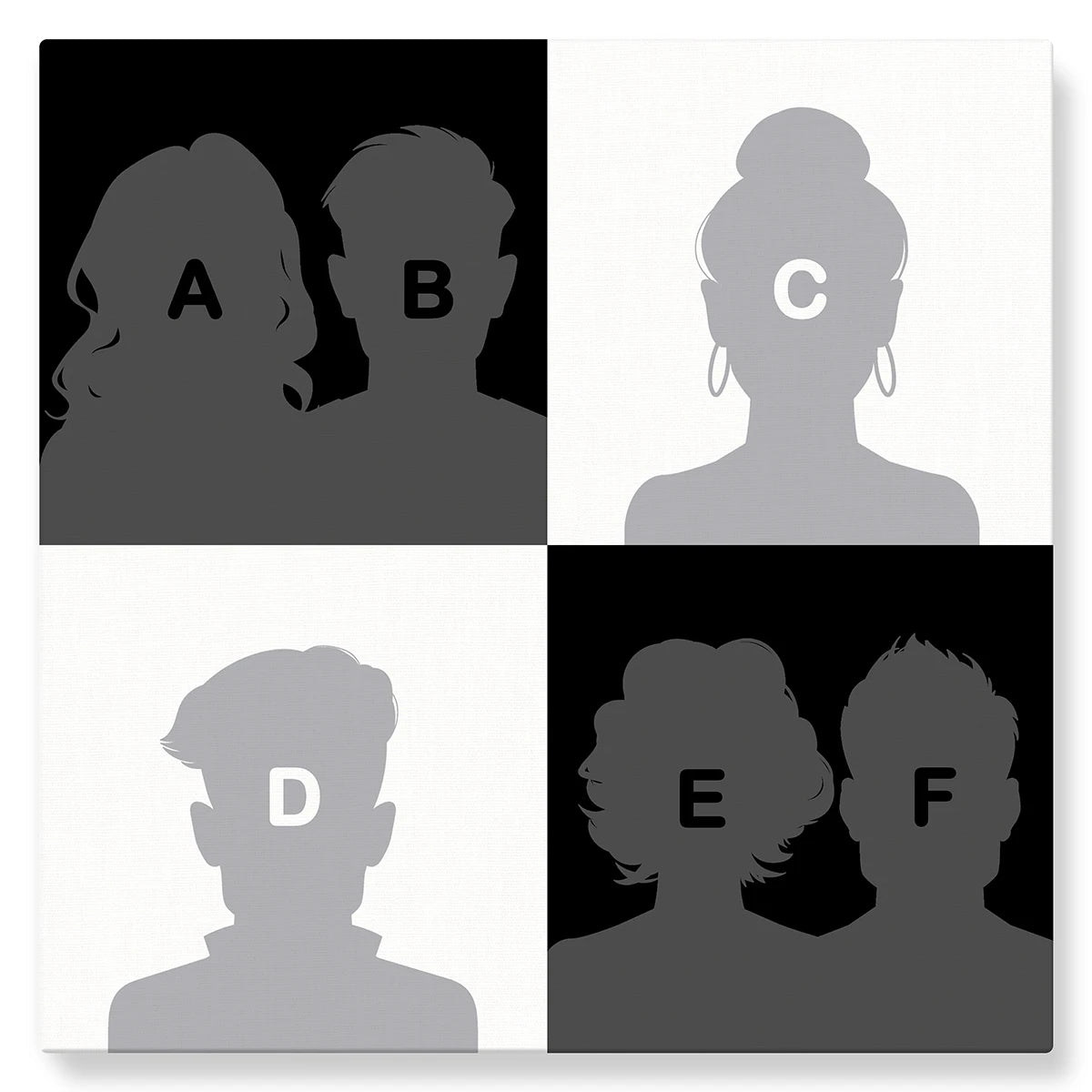 Warhol (monochrome) - Studio Pop Art