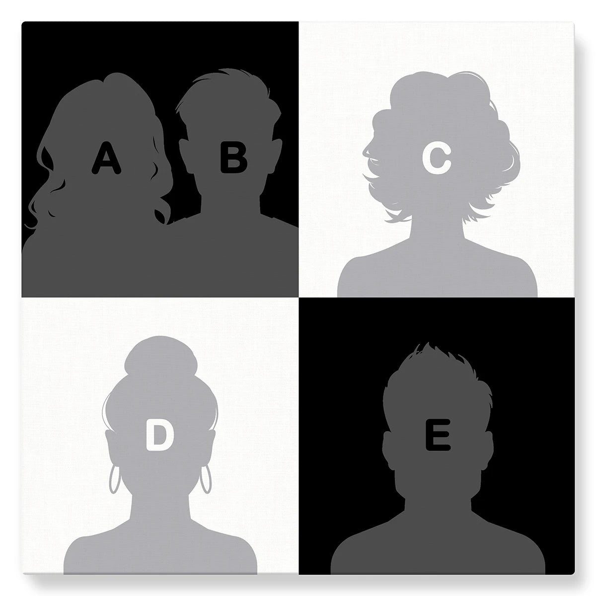 Warhol (monochrome) - Studio Pop Art