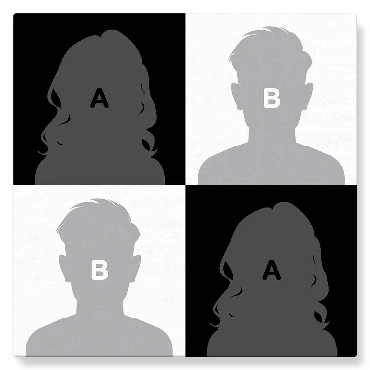 Warhol (monochrome) - Studio Pop Art