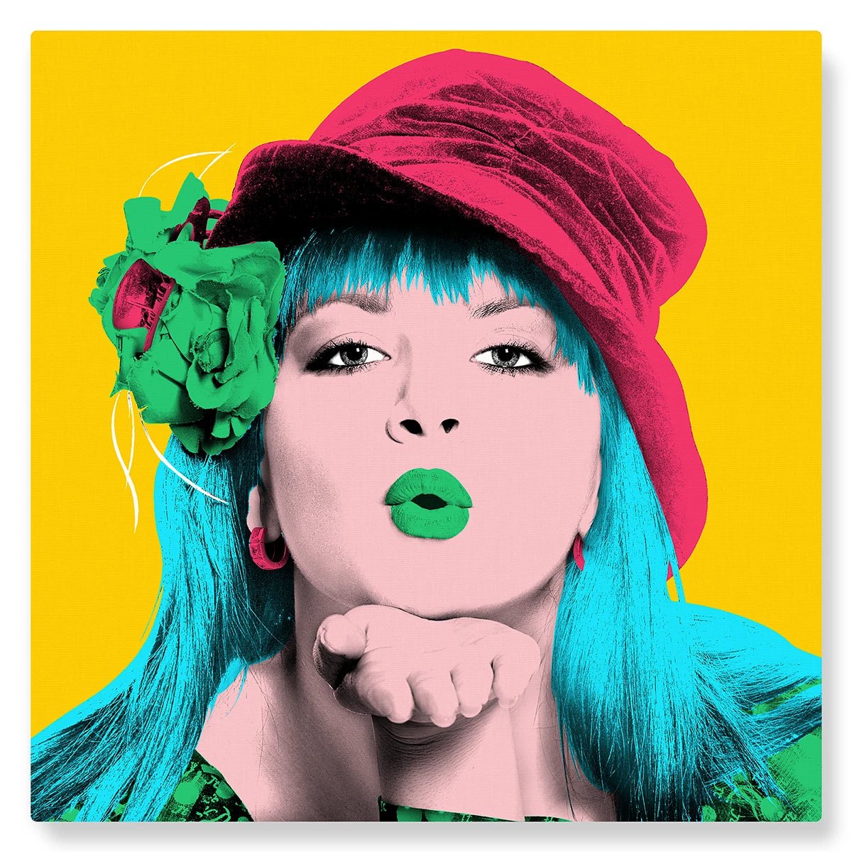 Warhol (rétro jaune) - Studio Pop Art