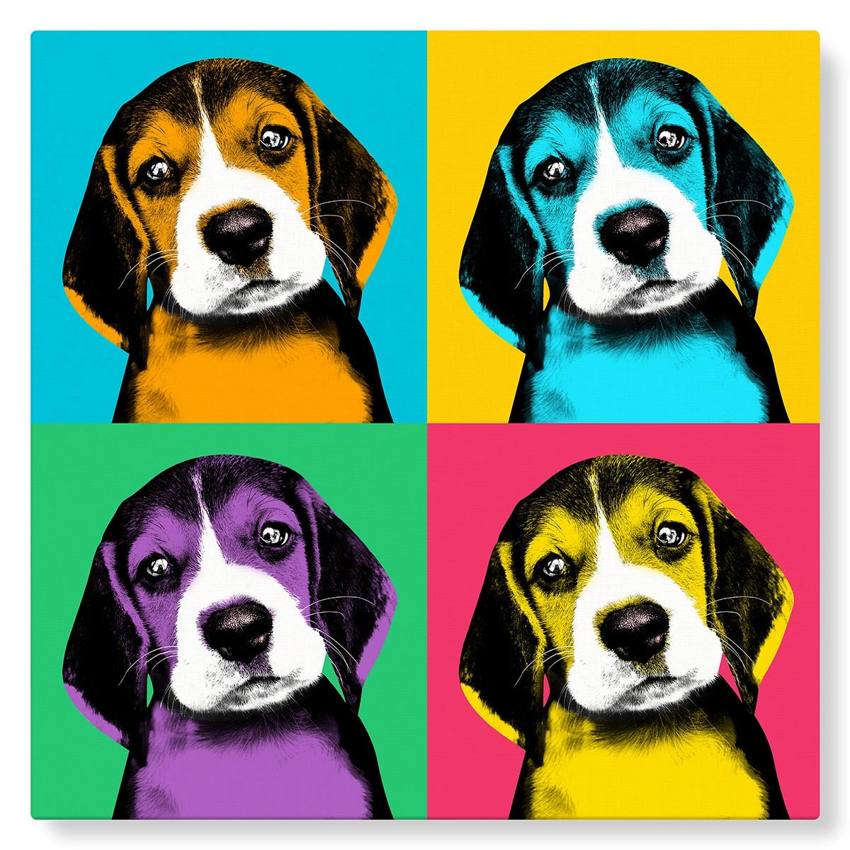 Pop Art chien rétro - Studio Pop Art