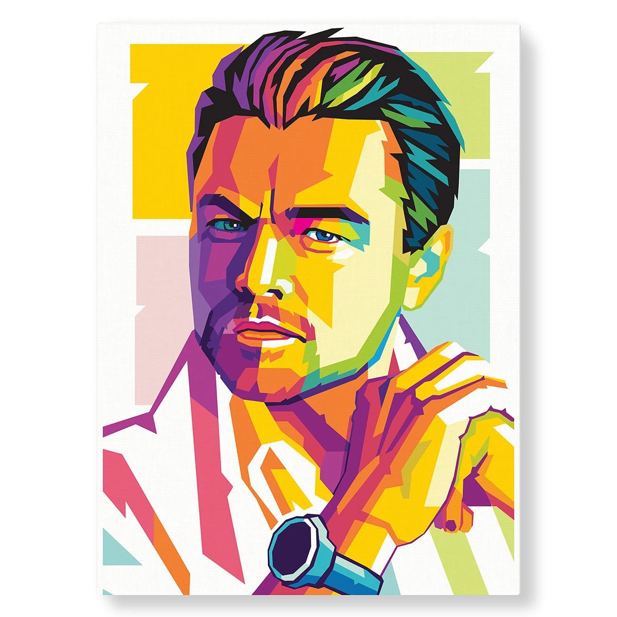 Exemple d'illustration avec Leonardo DiCaprio - Studio Pop Art