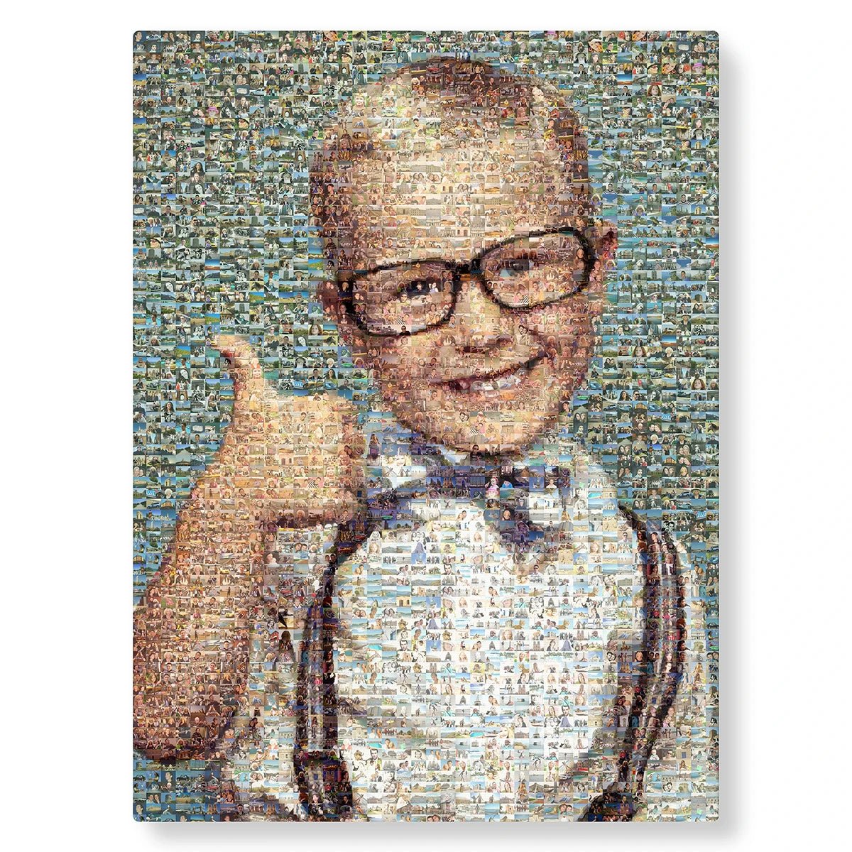 Photo mosaïque couleur au format portrait - Studio Pop Art