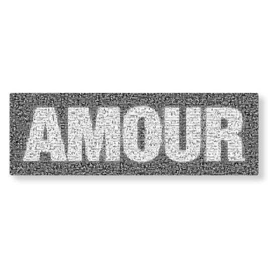 Photo mosaïque représentant un mot - Studio Pop Art