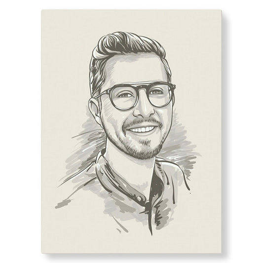 Portrait Esquisse - Studio Pop Art
