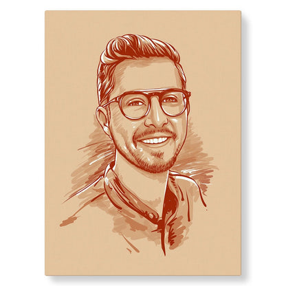 Portrait Esquisse - Studio Pop Art