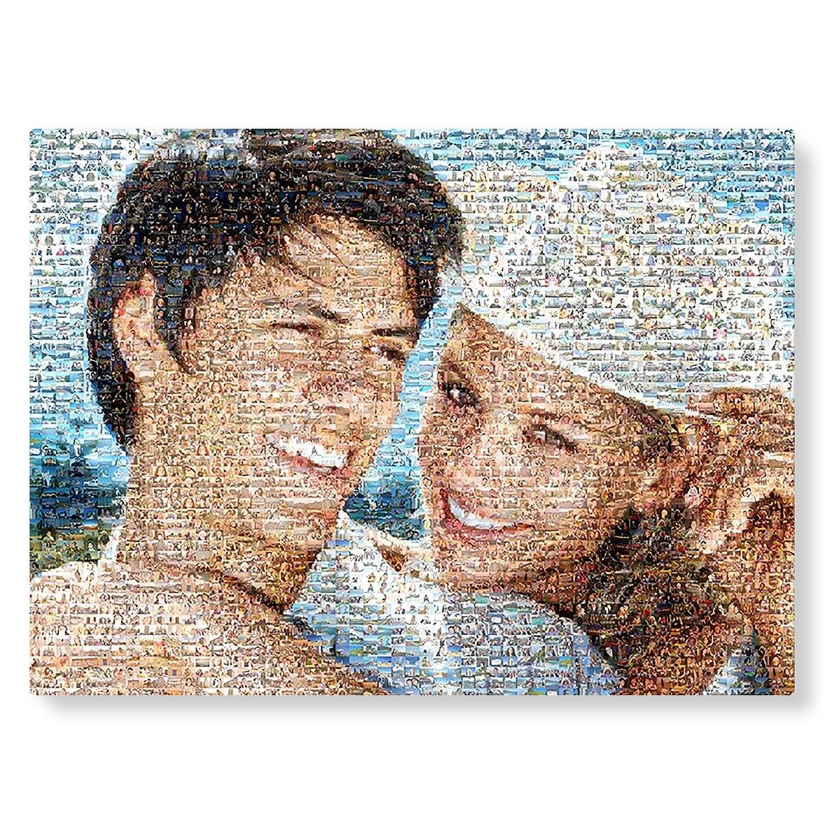 Poster ou Tableau mosaïque de photos "couple" - Studio Pop Art
