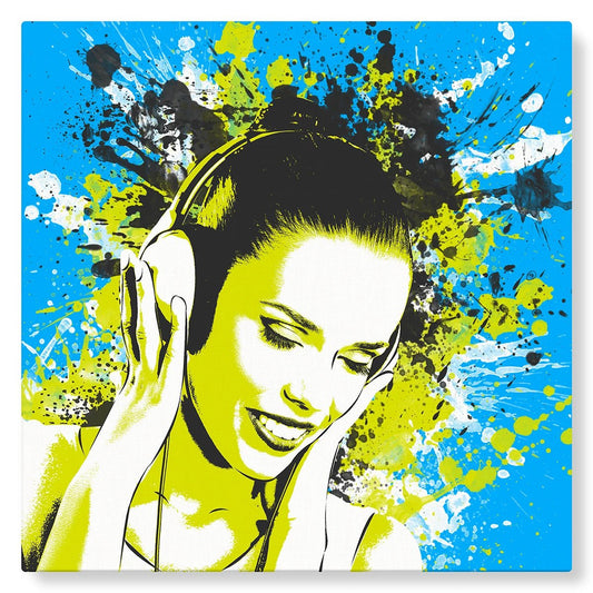 Splash (flashy bleu) - Studio Pop Art