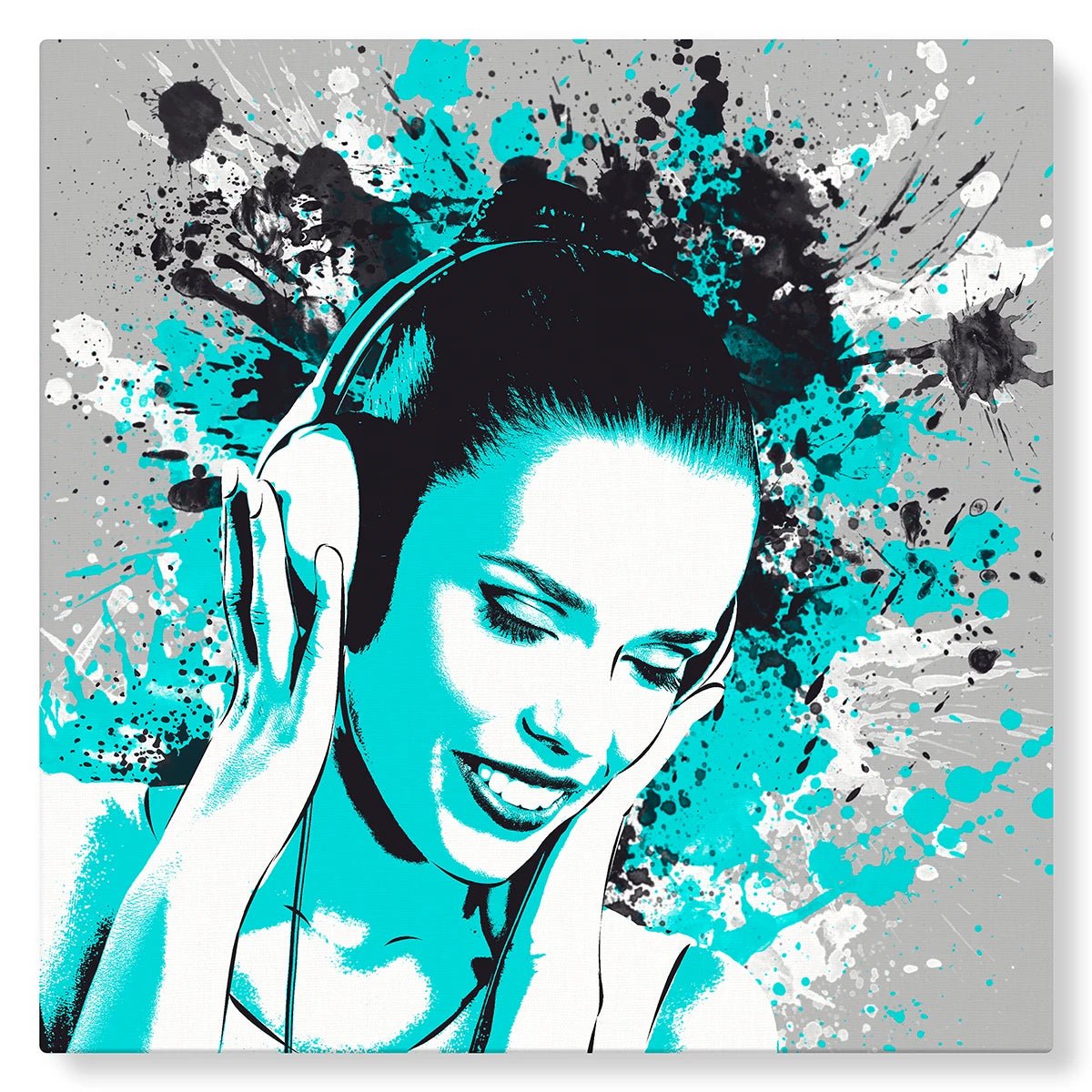 Splash (monoflashy bleu) - Studio Pop Art